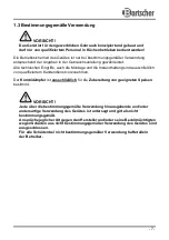 Preview for 11 page of Bartscher M 7110G / 1166281 Instruction Manual