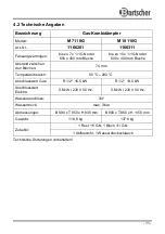 Preview for 15 page of Bartscher M 7110G / 1166281 Instruction Manual