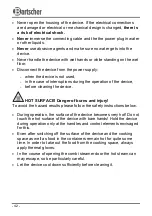 Preview for 5 page of Bartscher M 7110G User Manual