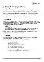 Preview for 10 page of Bartscher M 7110G User Manual