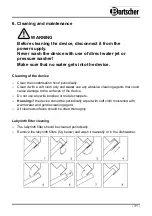 Preview for 16 page of Bartscher M+E 370 Instruction Manual