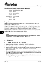 Preview for 20 page of Bartscher MDI Cone 2120 Manual