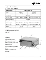 Preview for 9 page of Bartscher Mini 203.500 Instruction Manual