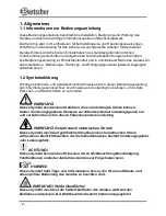 Preview for 3 page of Bartscher MINI II A165110 Instruction Manual