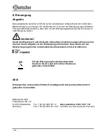 Preview for 17 page of Bartscher MINI II A165110 Instruction Manual