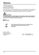 Preview for 33 page of Bartscher MSI400 Instruction Manual