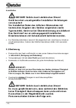 Предварительный просмотр 16 страницы Bartscher MultiTherm A200050 Instruction Manual