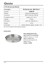 Preview for 9 page of Bartscher MultiTherm Instruction Manual