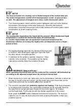 Preview for 12 page of Bartscher MultiTherm Instruction Manual