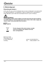 Предварительный просмотр 15 страницы Bartscher MultiTherm Instruction Manual