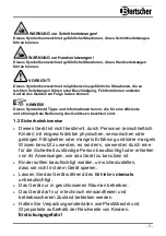 Preview for 7 page of Bartscher MX 235 Plus Instruction Manual