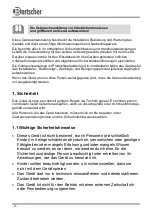 Предварительный просмотр 6 страницы Bartscher NT 501 Instruction Manual