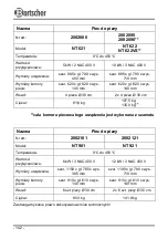 Preview for 146 page of Bartscher NT 501 Instruction Manual