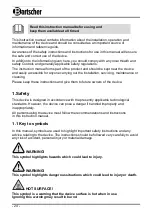 Preview for 3 page of Bartscher NT 501 Manual