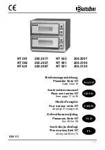 Preview for 1 page of Bartscher NT Series Instruction Manual