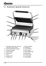 Preview for 140 page of Bartscher Panini 1RDIG Manual