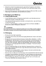 Preview for 14 page of Bartscher Piccolino A120787 Instruction Manual