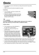 Preview for 27 page of Bartscher Piccolino A120787 Instruction Manual