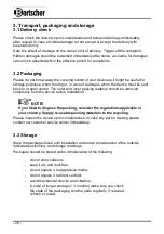 Preview for 9 page of Bartscher PRO 150137 Operating Instructions Manual