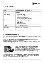 Preview for 10 page of Bartscher PRO 150137 Operating Instructions Manual