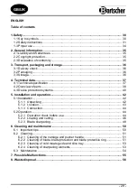 Предварительный просмотр 2 страницы Bartscher PRO 300-G Instruction Manual