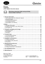 Preview for 22 page of Bartscher PRO Plus 40T Instruction Manual