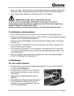 Preview for 11 page of Bartscher PRONTO 20 Instruction Manual