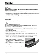 Preview for 24 page of Bartscher PRONTO 20 Instruction Manual