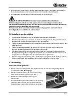Preview for 47 page of Bartscher PRONTO 20 Instruction Manual
