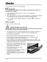 Preview for 48 page of Bartscher PRONTO 20 Instruction Manual