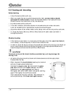 Предварительный просмотр 17 страницы Bartscher Regina Plus 40T Manual