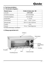 Preview for 9 page of Bartscher Salamander 100 Instruction Manual