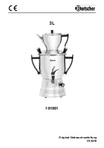 Bartscher Samovar 3L Instruction Manual preview