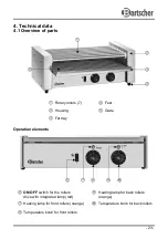 Preview for 10 page of Bartscher Sausage roller grill 7180 Translation Of Original Instructions