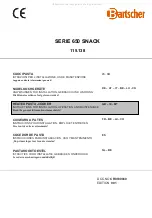 Bartscher SNACK 650 Series Instructions For Installation Manual preview