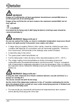 Preview for 29 page of Bartscher SNACK A162.402E Instruction Manual