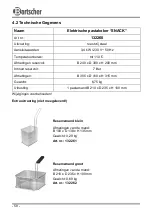 Preview for 60 page of Bartscher SNACK Instruction Manual