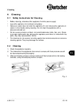 Предварительный просмотр 17 страницы Bartscher ST340 Manual