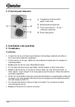 Предварительный просмотр 13 страницы Bartscher ST350 TR Instruction Manual