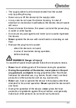 Preview for 6 page of Bartscher STM3 300 Manual