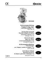 Bartscher T 7L Instruction Manual preview