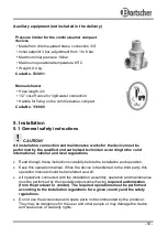 Preview for 12 page of Bartscher T6110 Touch Translation Of The Original Instruction Manual