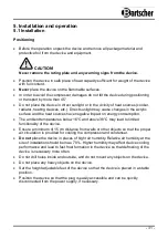 Предварительный просмотр 12 страницы Bartscher TKS38 Instruction Manual