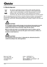 Preview for 21 page of Bartscher TKS38 Instruction Manual