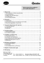 Preview for 2 page of Bartscher Top Power 610186 Instruction Manual