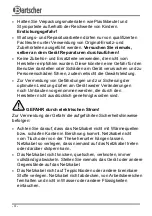 Preview for 8 page of Bartscher TS20 Instruction Manual