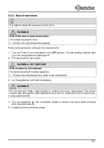 Preview for 17 page of Bartscher TS60 Instruction Manual