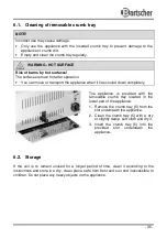 Preview for 19 page of Bartscher TS60 Instruction Manual