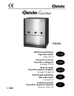 Bartscher Vino Bar 700.300 Instruction Manual preview