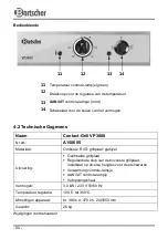 Preview for 94 page of Bartscher VP3000 Instruction Manual